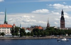 Riga,pohled od řeky Daugavy