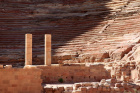 Divadlo pro 8000 diváků postavili Nabatejci,později upravili Římané