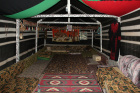 Beduínský stan-interiér