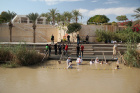 Současné místo pro křty v řece Jordán