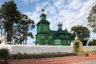 Pravoslavný ortodoxní kostel v obci Trzescianka v Podleském vojvodství 