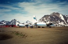 Grónsko,letiště Kulusuk