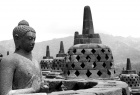 Borobudur-Buddha bez stúpy